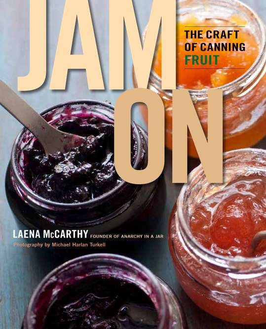 Cover with photo of jars of jam