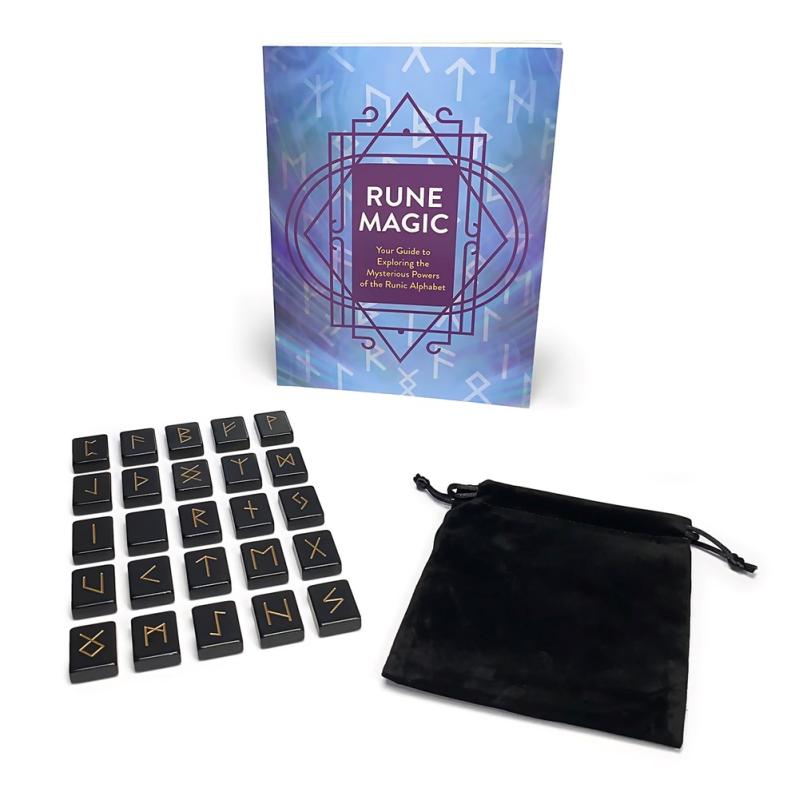 A Practical Guide to Rune Magic Kit: Reading Runes in Divination, Casting Techniques and Interpreting the Ancient Stones image #2