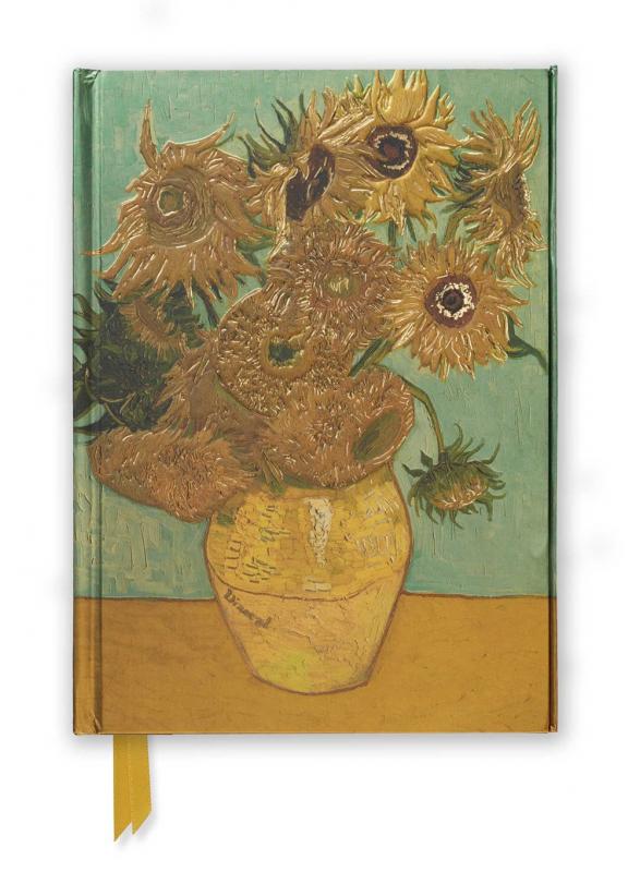 Journal cover with Van Gogh's sunflowers