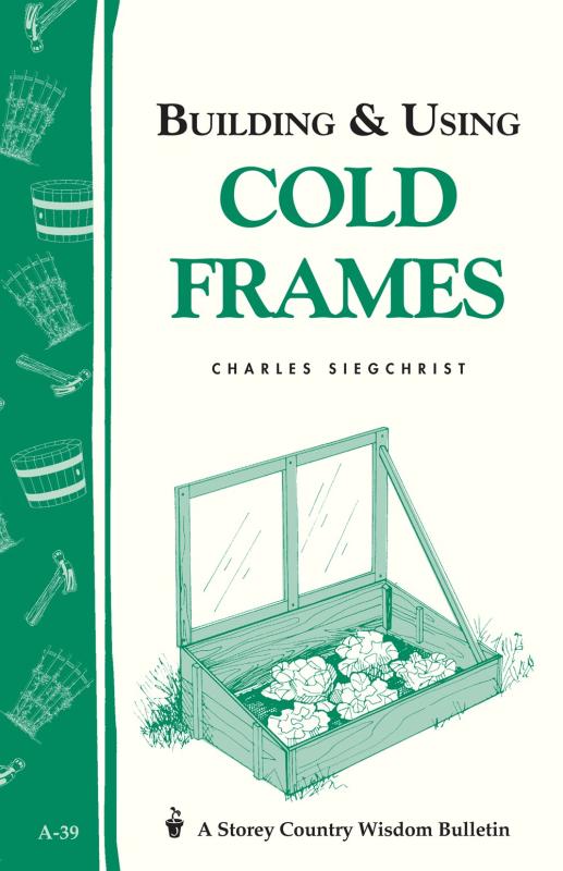 white cover with green spine and illustration of a cold frame