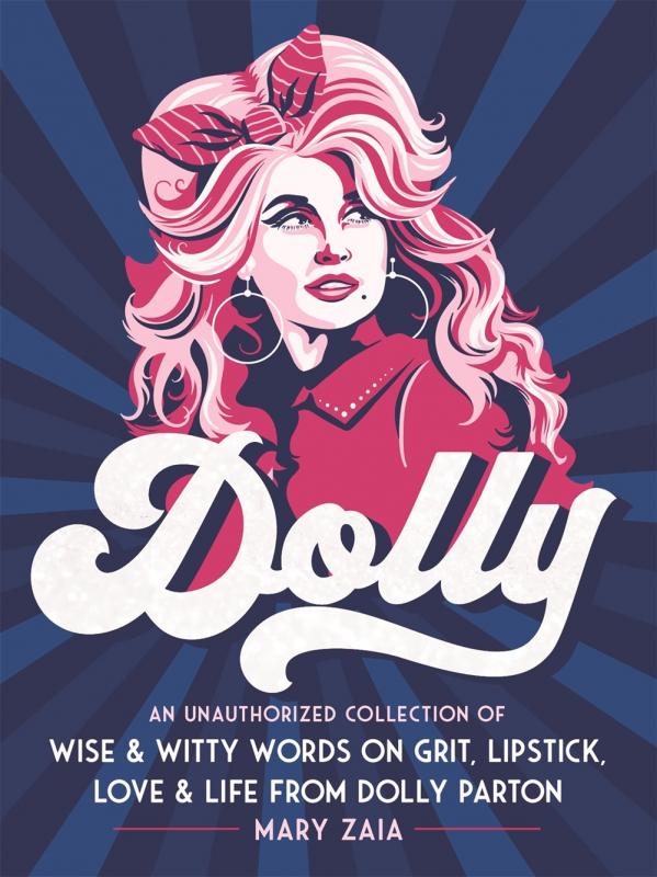 Cover with drawing of Dolly Parton