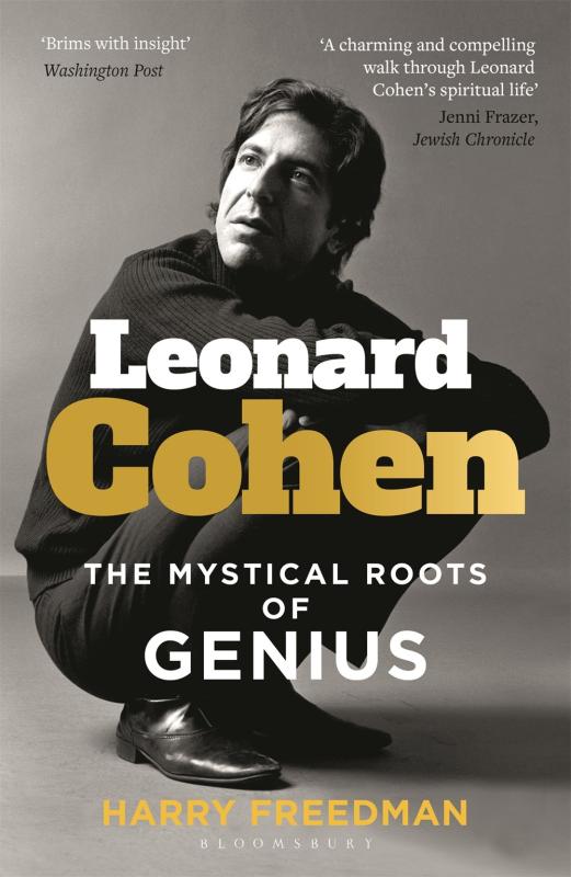 grey cover with black and white illustration of leonard with white and yellow text