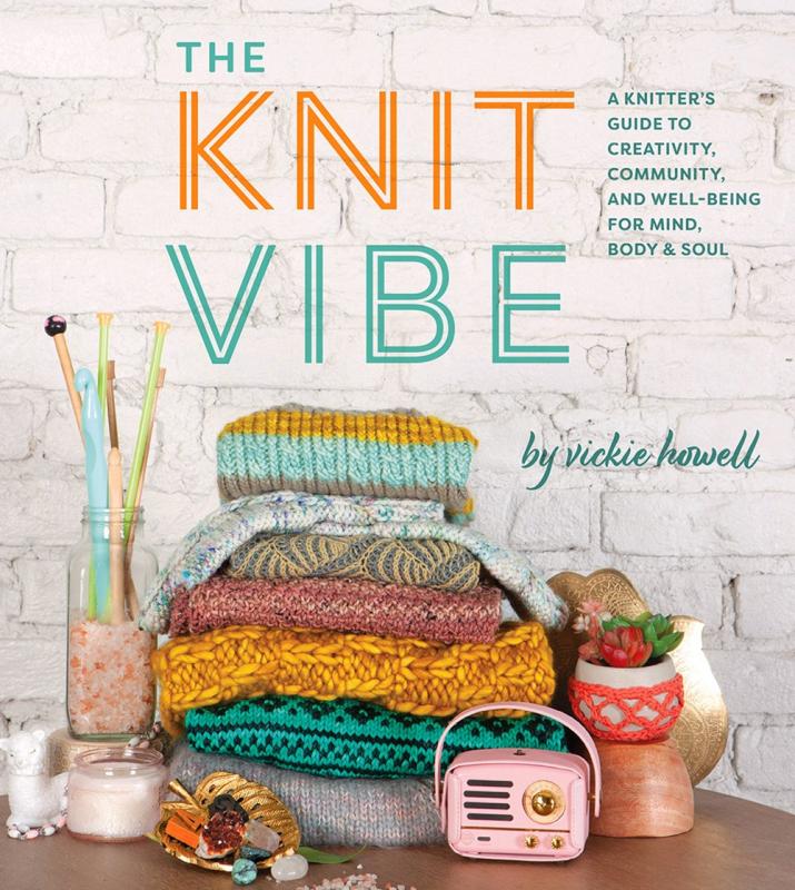 Cover with photo of knit projects