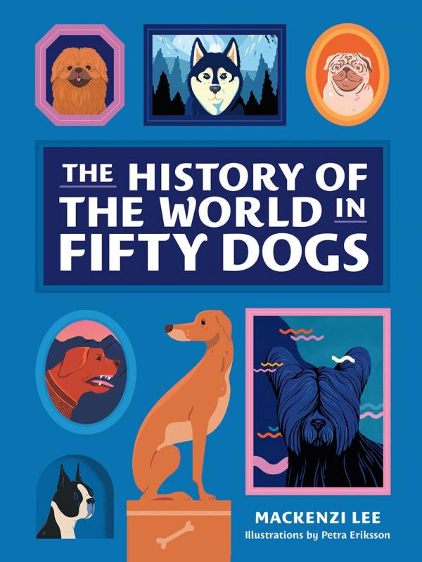 Cover with drawings of dogs
