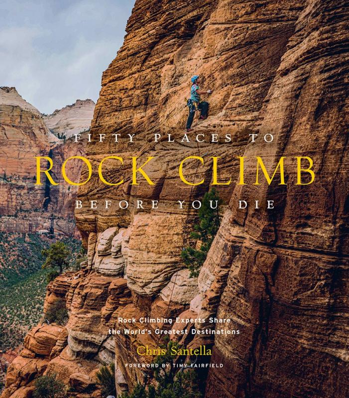 Cover with photo of a climber on a cliff