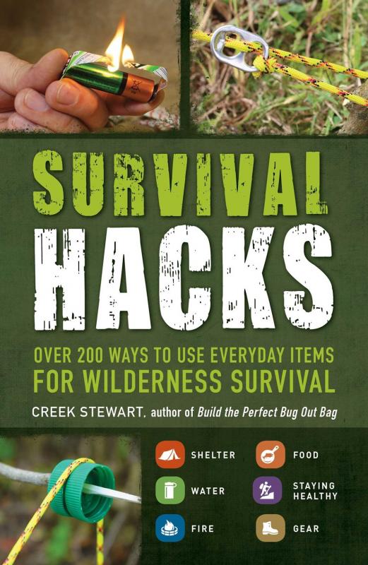 Cover with photos of everyday objects used for survival.