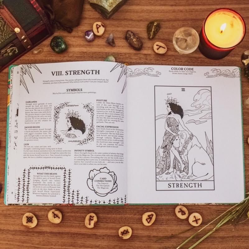 Modern Witch Tarot Coloring Book image #1
