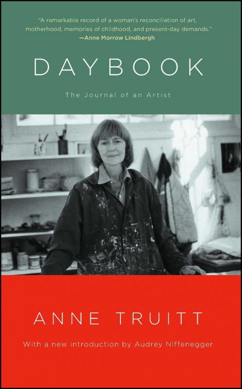 Anne Truitt in her art studio.
