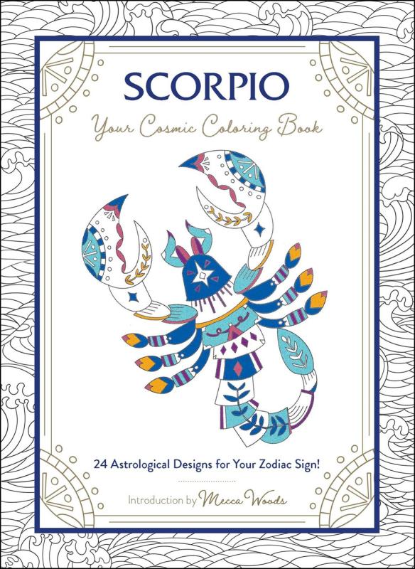 a colorful astrological scorpion