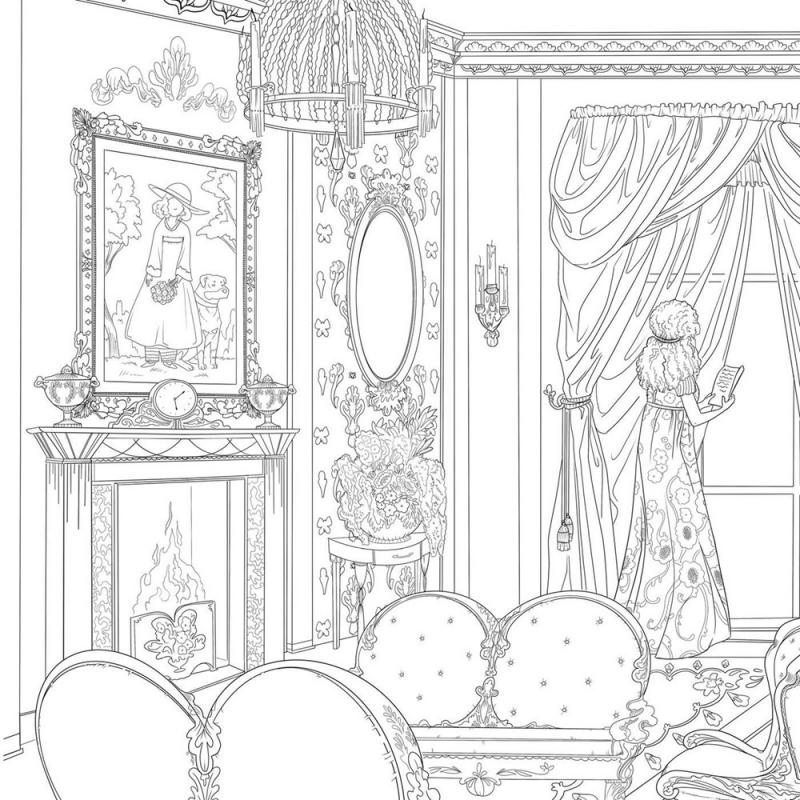 The Unofficial Bridgerton Coloring Book: From the Gardens to the Ballrooms, Color Your Way Through Grosvenor Square image #3