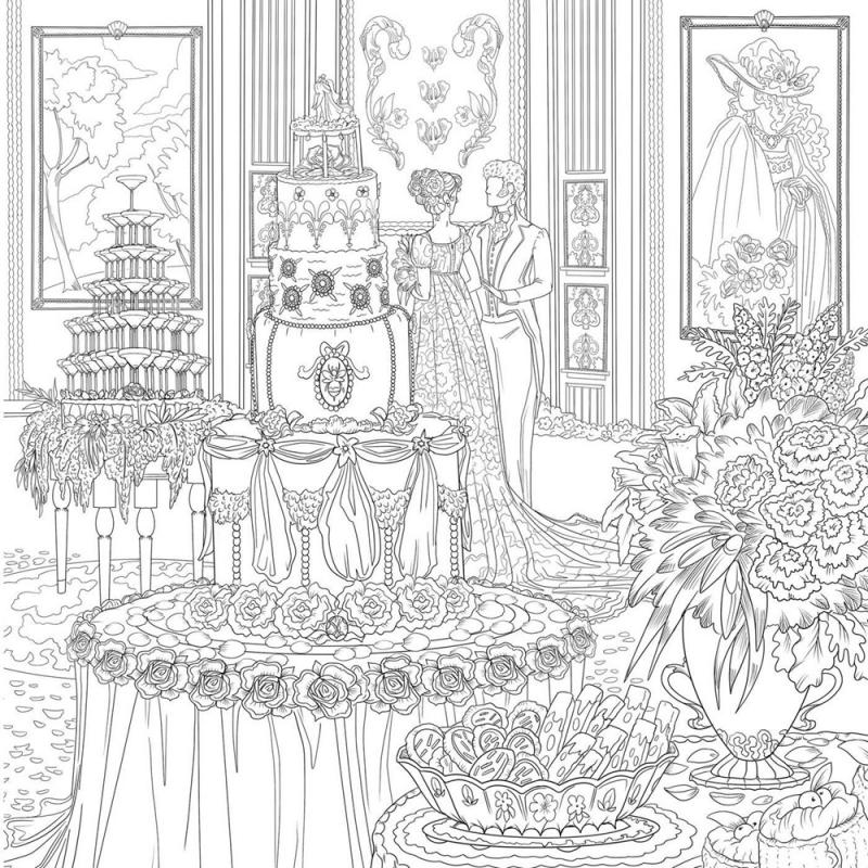 The Unofficial Bridgerton Coloring Book: From the Gardens to the Ballrooms, Color Your Way Through Grosvenor Square image #4