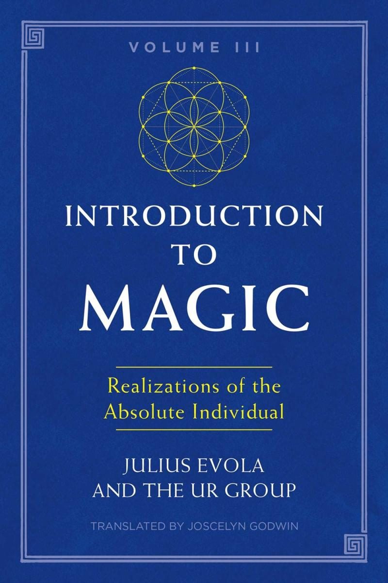 blue background with a geometric figure at the head of the cover