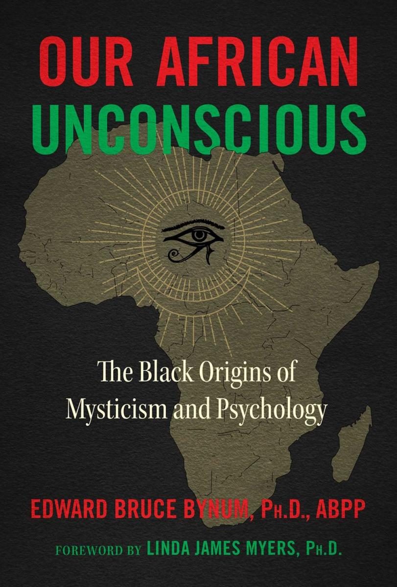 Eye symbol over the shape of the African continent