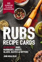 RUBS RECIPE CARDS