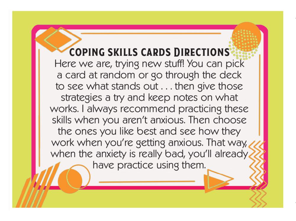 Anxiety Coping Skills Deck image #2