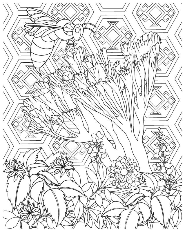 Mushroom Daydream Coloring Book image #3