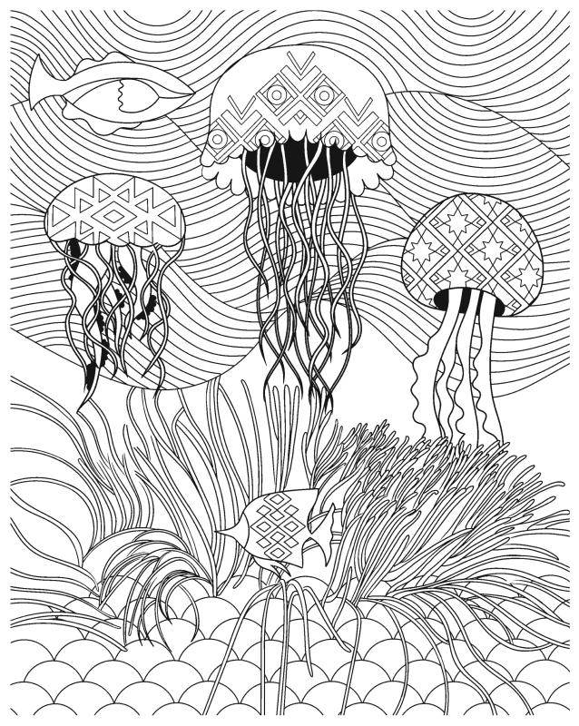 Mushroom Daydream Coloring Book image #4