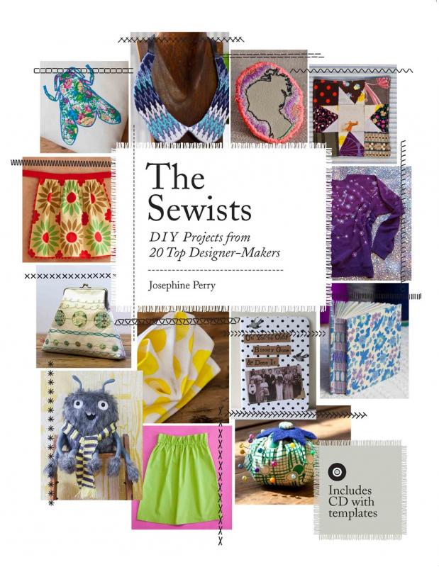 Cover with photos of sewing projects