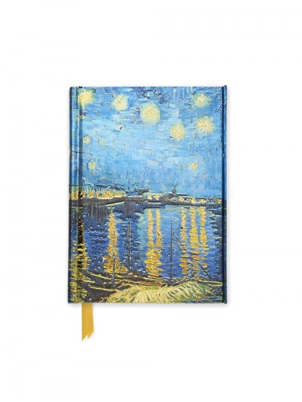 Photo of Journal with Van Gogh's Starry Night over the Rhone