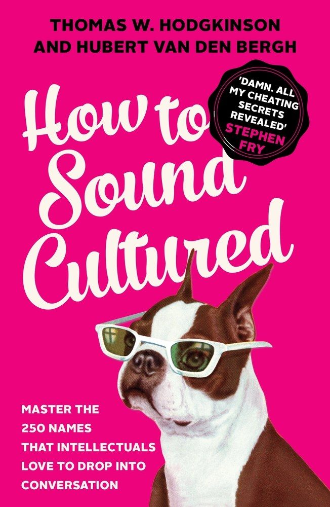 Cute doggo wearing some shades over a pink background