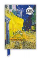 Vincent Van Gogh Café Terrace Blank Journal with Peelable Sticker