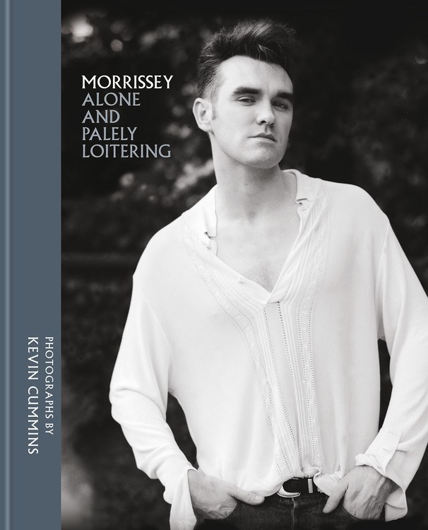 Cover with black and white photograph of Morrissey