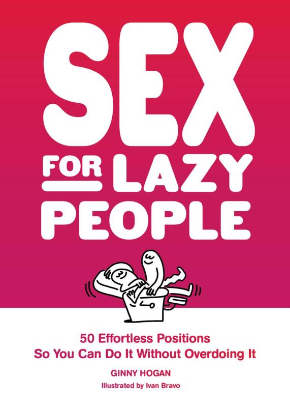 A cartoon couple, one seated in a recliner and the other riding on top, both blissfully smiling 