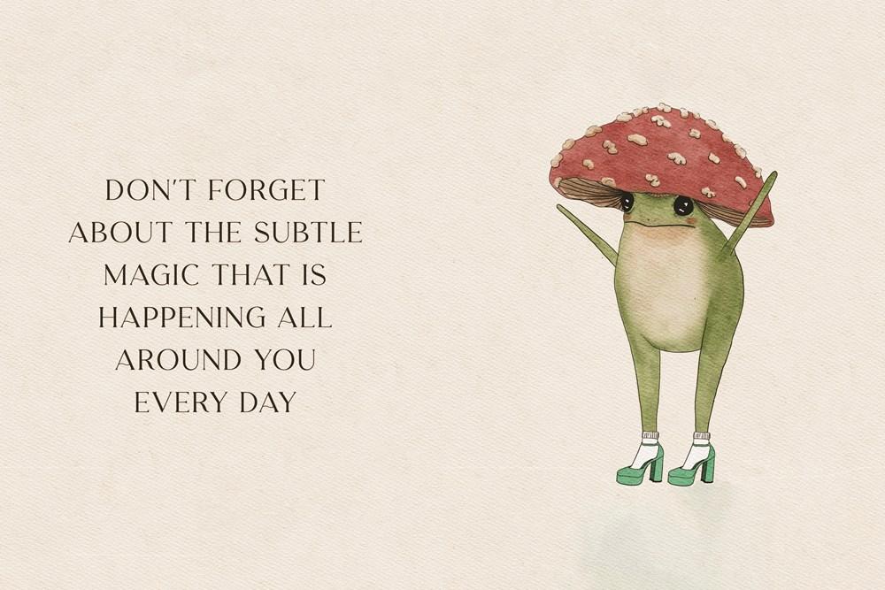 The Little Frog's Guide to Self-Care: Affirmations, Self-Love and Life Lessons According to the Internet's Beloved Mushroom Frog image #1