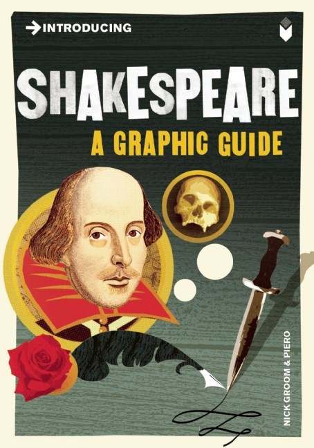 Cover with drawing of Shakespeare