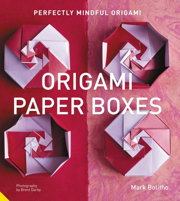 Cover with photos of origami boxes