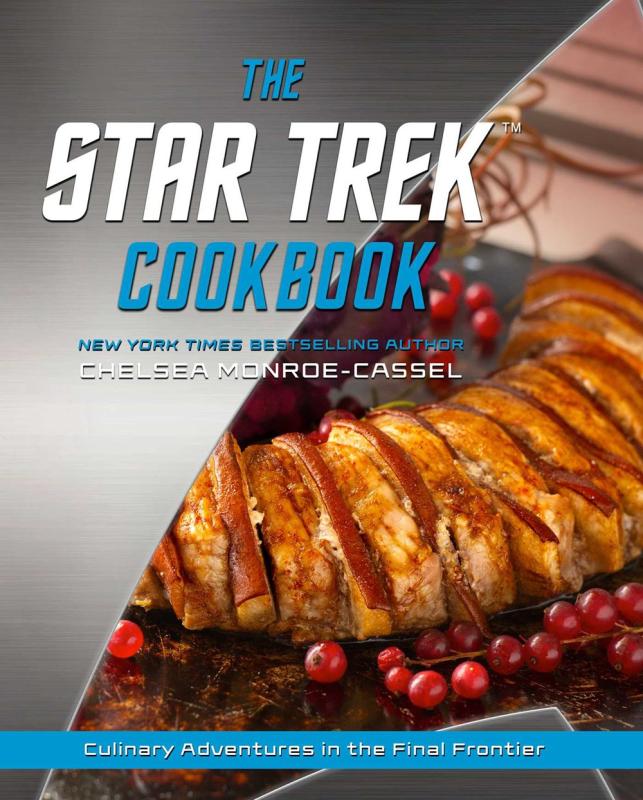 food with a startrek commerical overlay