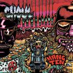Illustration of an undead motorcycle gang.