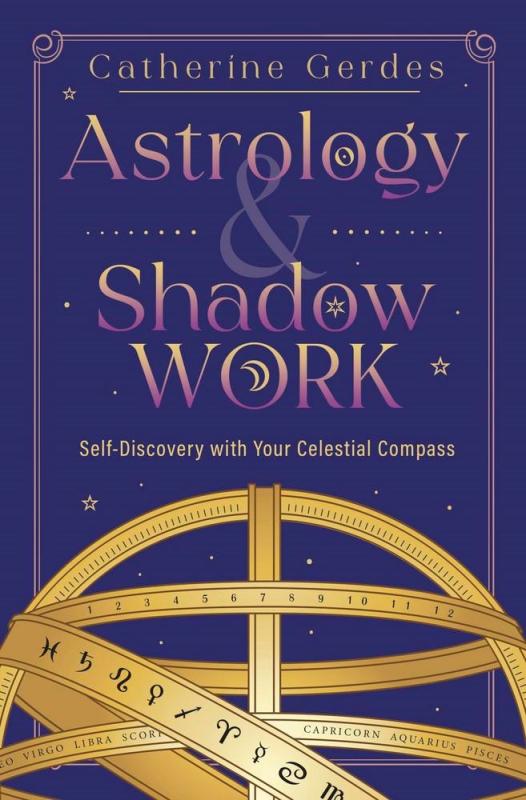 partial view of an astrolabe like object with astrological symbols over a dark blue background with some stars