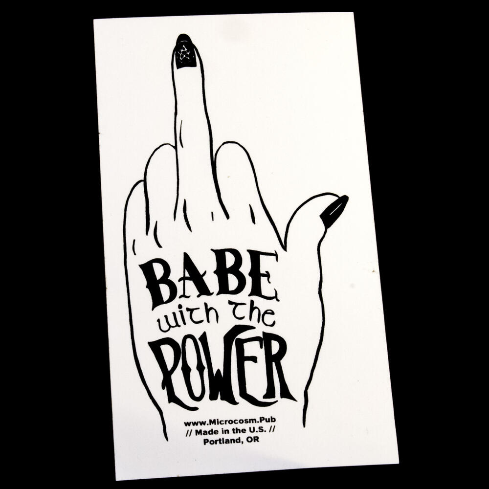 Sticker #438: Babe with the Power