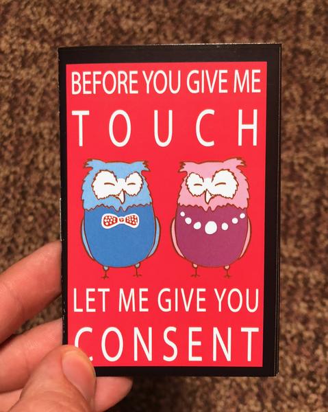 Before You Give Me Touch, Let Me Give You Consent