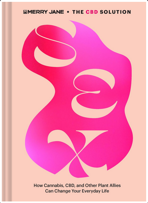 Pink cover with a prismatic pink blob shape containing text in a loopy font.