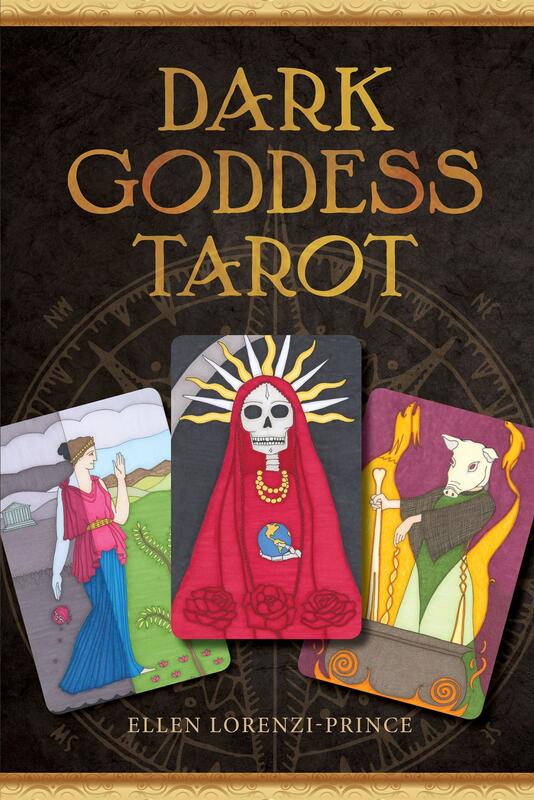 three Dark Goddess tarot cards.
