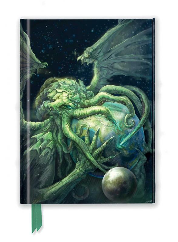 Cover with image of Cthulhu eating the earth.