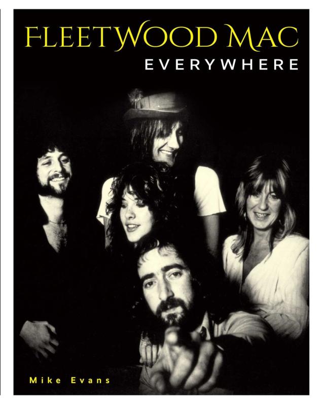 white and black photo of some of the members of Fleetwood Mac