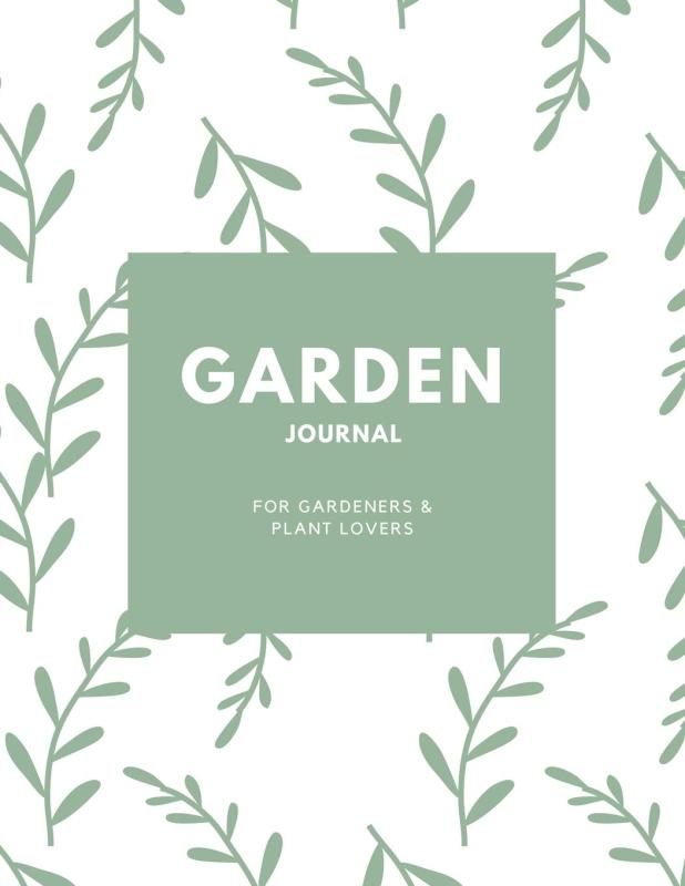 green leaf sprigs over white with a green square in the center containing the info text