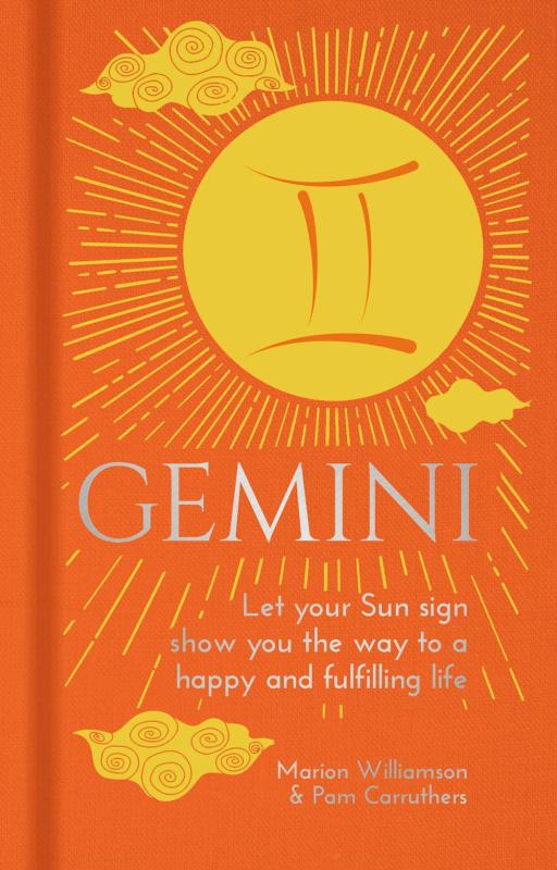 orange cover with gemini symbol