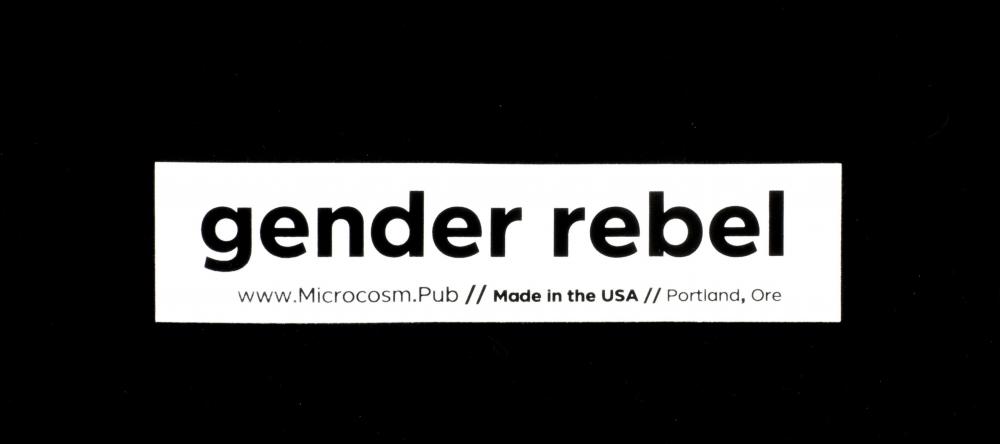 Sticker #455: Gender rebel