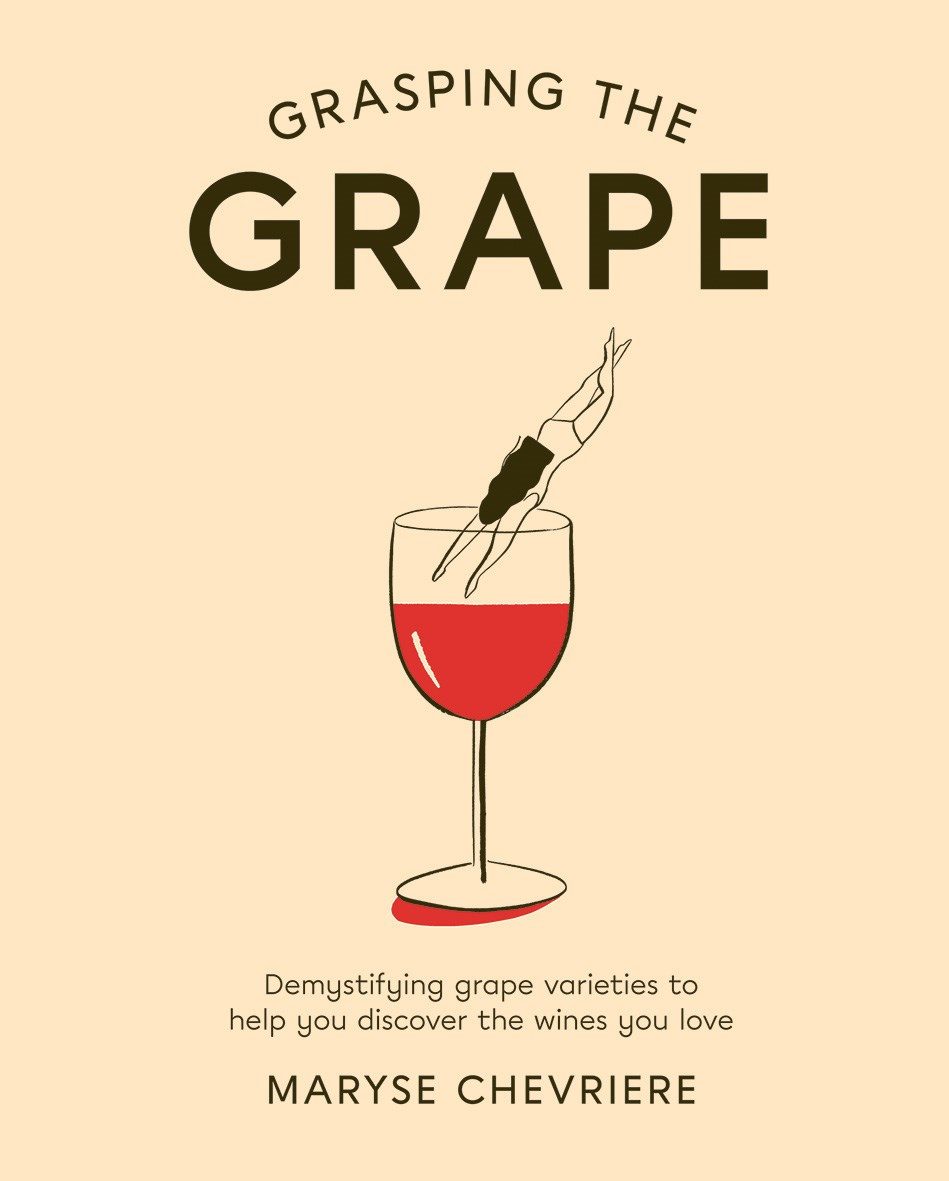 Person dives into a wine glass with red liquid