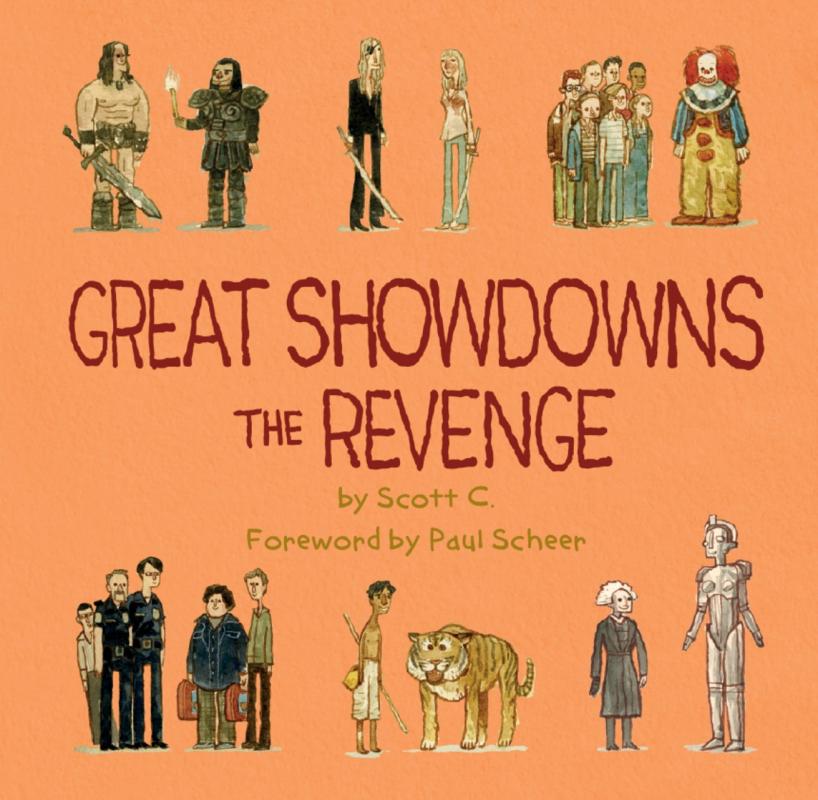 Six groups of people and things, all depicting protagonists and their adversaries 