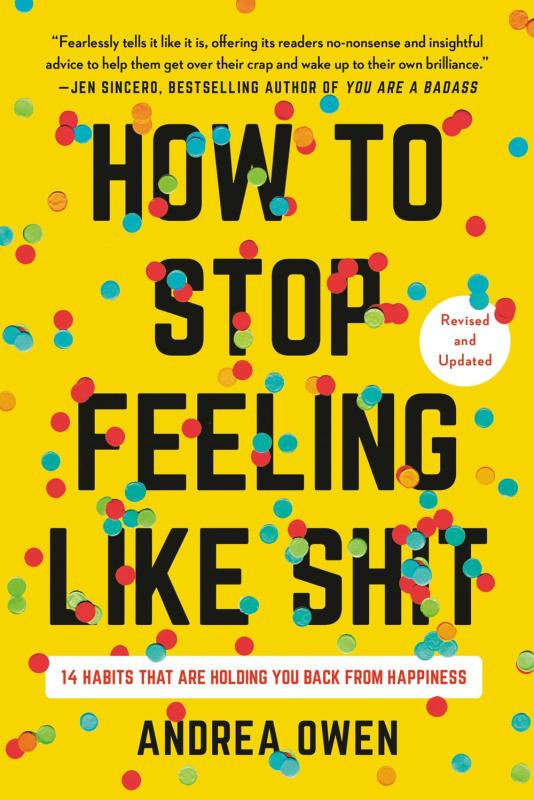 yellow background with dots over black text