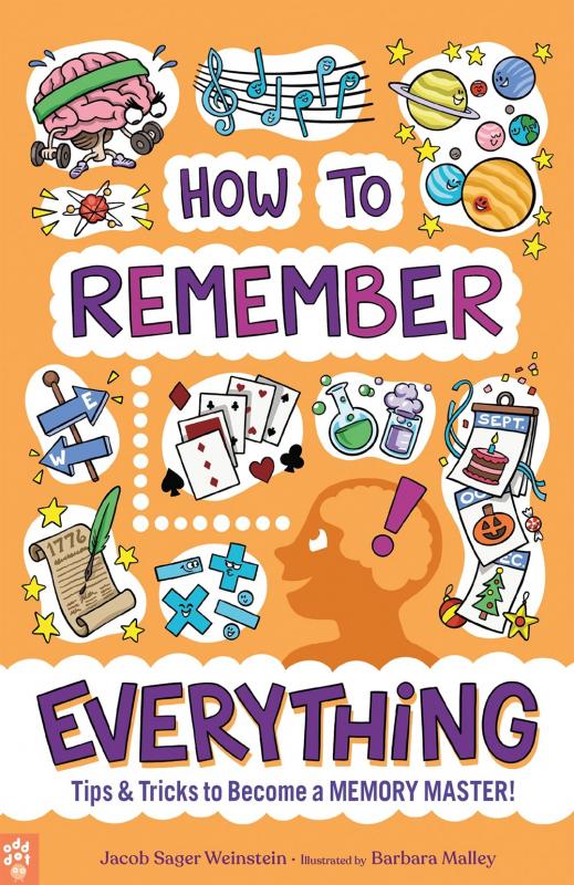 Various illustrations of things kids are asked to remember.