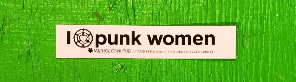 Sticker #637: I love punk women