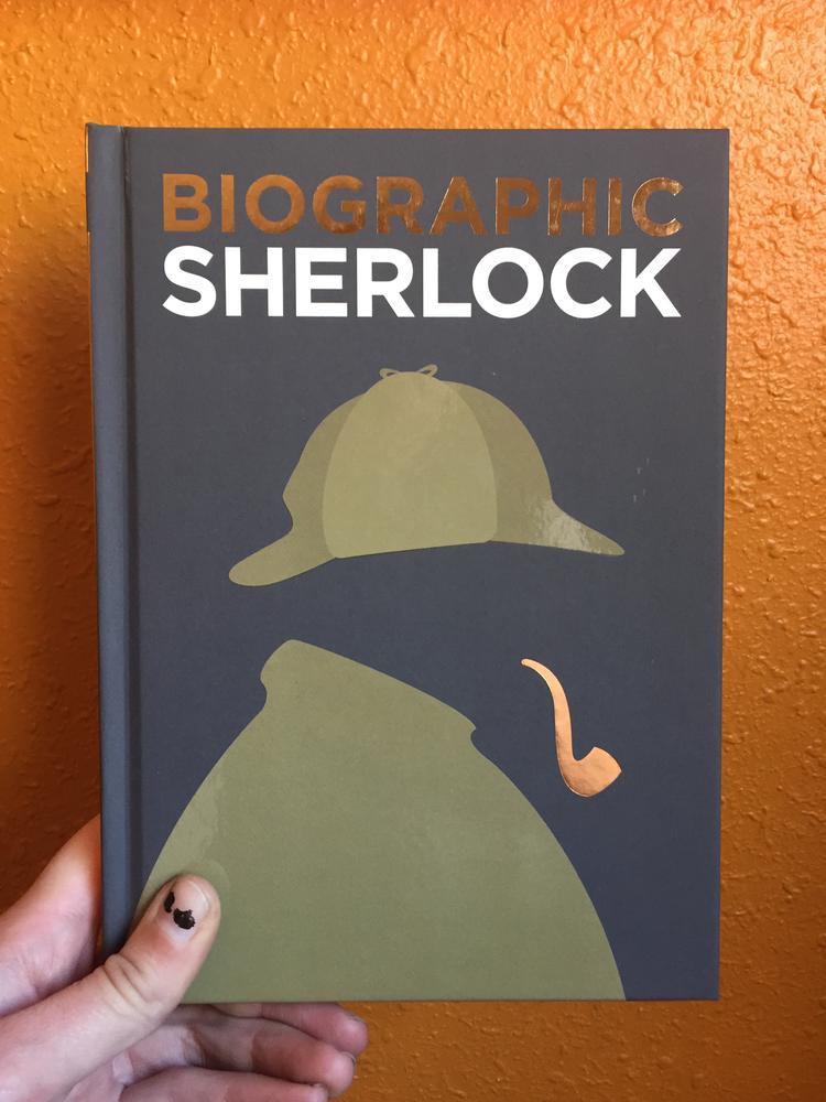 Simplistic image of Sherlock Holmes in profile.