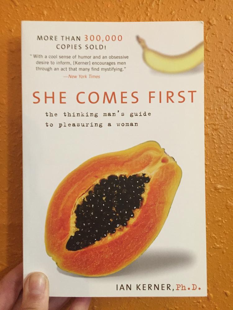 White cover with a papaya
