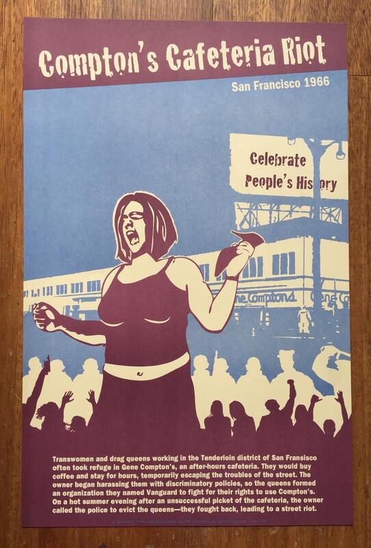 Compton's Cafeteria Riot Poster